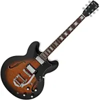Hartwood Revival Legend TR semi-akustisk guitar Sunburst