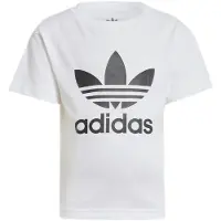 Adidas Originals T-shirt - Trefoil - White - - 4 år (104) - T-Shirt