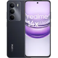 Realme 14X - 5G smartphone - dual-SIM - RAM 6 GB / Intern hukommelse 128 GB - microSD slot - 6.67 - 1604 x 720 pixels (120 Hz) - rear camera 50 MP - front camera - carbon-sort