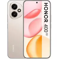 Honor 400 - 5G smartphone - dual-SIM - RAM 8 GB / Intern hukommelse 256 GB - OLED-skærm - 6.55 - 2736 x 1264 pixels (120 Hz) - 2x bagkameraer 200 MP, 12 MP - front camera 50 MP - ørken guld