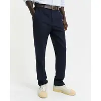 Gant Ganttil mænd. 1505338 Club Slim Fit Navy-bukser (56), Casual, Party, Klassisk, Polyester, Blå
