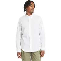 Timberland Solid Poplin Skjorte Med Lange ærmer