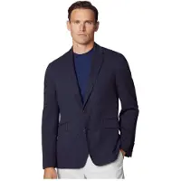 Hackett Londontil mænd. HM443249 Navy Knight navy blazer (46/32), Casual, Party, Bomuld, Klassisk, Lange ærmer, Blå
