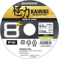 Shimano Fishing Line Kairiki 8+ Flettet Fiskesnøre 3000 M