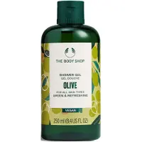 The Body Shop oliven brusegel - parabenfri, sæbefri, glutenfri og silikonfri, 8,4 fl oz (ca. 248 ml), middelhavsoliveduft med rigeligt skum