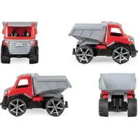 Lena TRUXX Dump Truck - 29cm, Skraldevogn, 2 År, Gummi, Stål, Grå, Rød