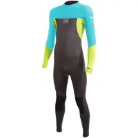 Ocean & Earth One Free Flex 3/2 Mm Langærmet Neopren-dragt Med Lynlås På Ryggen