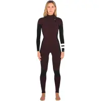 Hurley Plus 4/3 Mm Dame Våddragt I Neopren Med Lynlås I Brystet Og Lange ærmer