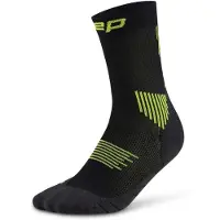 Cep Core Run Socks Mid Cut 5.0, løbestrømper, dame, sort/grøn