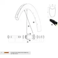 Mavic Cosmic Pro Carbon Sl Ust Disc 20 Front Fælg