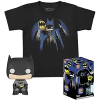 Funko POP! Pocket Dc Comics Batman Nøglering Med Kortærmet T-shirt