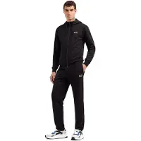 EA7 EA7til mænd. 8NPV62_PJVRZ Træningsdragt Core Identity sort (XXS), Casual, Sport, Bomuld, Multisport, Lange ærmer