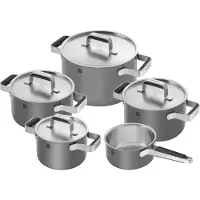 Zwilling Pure Cookware Set 5-Pc 18/10 Grey