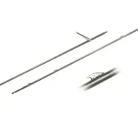 Picasso Platinum Sandvik America Shark Fins 7.5 Mm Enkel Flopper Spydskaft