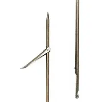 Picasso Platinum Shark Fins America Rustfrit Stål Enkel Flopper Spydskaft 6.5 Mm