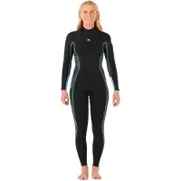 Rip Curl Dawn Patrol 4/3 Mm Dame Våddragt I Neopren Med Lange ærmer Og Lynlås På Ryggen