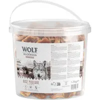 Wolf of Wilderness svineøre-muslinger "Vast Pasture" - 1,25 kg (opbevaringsboks)