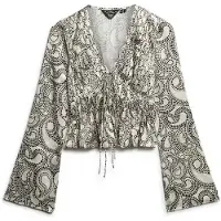 Superdry 70s Pleated Langærmet Bluse