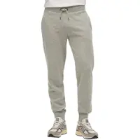 Superdry Superdrytil mænd. M7011419A Jogger bukser Plain grå (XL), Casual, Bomuld