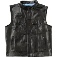 West Coast Choppers Collab 13 1/2 Læder Vest