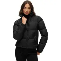 Superdry Superdrytil kvinder. W5011975A Teknisk jakke sort (L), Casual, Bæredygtig, Genanvendt nylon