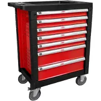 JBM 7 Skuffe Værktøjsvogn-tom 77.5x46.6x96 Cm