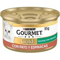 Purina Guld Gourmet Mousse And Med Spinat 24x85g Kattefoder