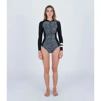 Hurley Advant 2 Mm Langærmet Shorty Med Lynlås Foran Til Damer