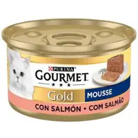 Purina Gourmet Gold Mousse Salmon 24x85g Kattemad