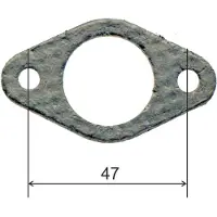 RMS Beauty Piaggio Zip/quartz/gilera Typhoon 100705150 Udstødningspakning 5 Enheder