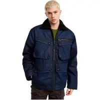 G-Star G-Startil mænd. D25180-4639-G831 Utility Sherpa-jakke navy (M), Casual, Bomuld, Blå
