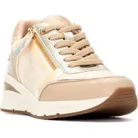 Xti Xtitil kvinder. 14422302-BEIGE Træningssko 144223 beige (35), 1-3 cm, Lynlås, Casual