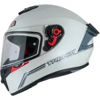 Nzi Trendy 3 Stream Solid Nouveau Fullface-hjelm