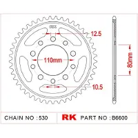 Rk 6600 530 Bagtandhjul