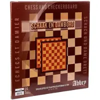 Abbey Draughts/chess Board Brætspil