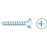 Seachoice Skrue Med Ovalt Hoved 254 Mm 50 Enheder