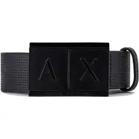 Armani Exchange A|X Armani Exchangetil mænd. 951019CC50700020 Sort læderbælte (28), Casual, Klassisk