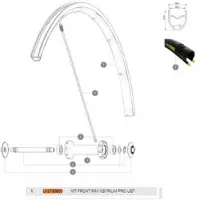 Mavic Ksyrium Pro Ust Forhjulsfælg