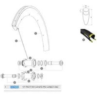 Mavic Comete Pro Carbon Disc Forhjulsfælg