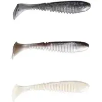 Berkley Flex Rib Shad Blødt Agn 100 Mm 50 Enheder