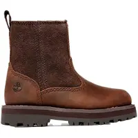 Timberland Timberlandunisex til børn. TB1A28KX2421 Courma Mid Warm brune læderstøvler (21), Fast, Lynlås, Casual, børnetøj