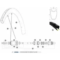 Mavic Cosmic Pro Carbon Ust Disc Rear Fælg