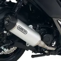 Arrow Race-tech Aluminium With Carbon End Cap Kymco Xciting 400i ´19-20 Ikke-godkendt Lyddæmper