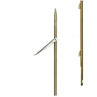 Picasso Gold Spring Steel Round Shark Fin 7 Mm Enkel Flopper Spydskaft