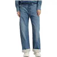 G-Star Bowey Barrel Lined Loose Jeans - Medium blue - Women