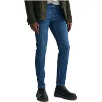 Gant Ganttil mænd. 1000264 Jeans Extra Slim Fit Active Recover blå (38/32), Casual, Bomuld, Denim