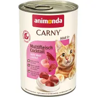 Animonda Carny Blandet pakke: Adult 12 x 400 g - Blandet oksekød