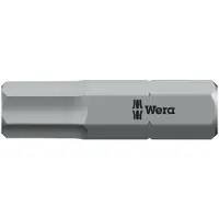 Wera 05056305001, 1 stk, Hexadecimal (metrisk), 2 mm, CE, GS, DVE, 25 mm, 25,4 / 4 mm (1 / 4)