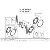 Shimano Acera T3010 Venstre Pedalarm