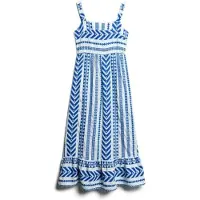 Superdry Statement Tiered ærmeløs Lang Kjole